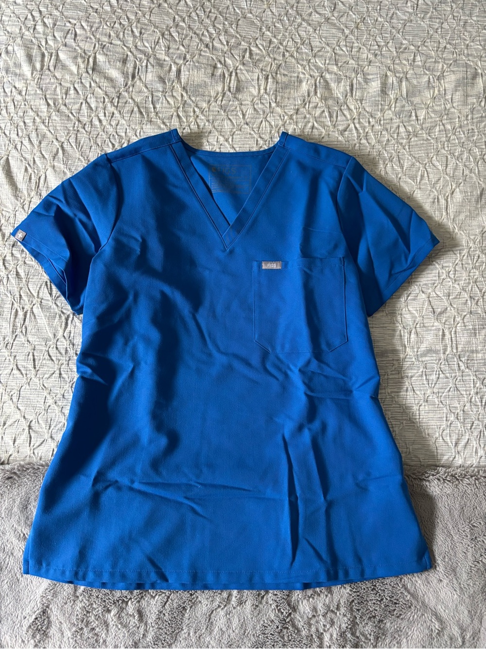 Figs Royal Blue Scrub Set